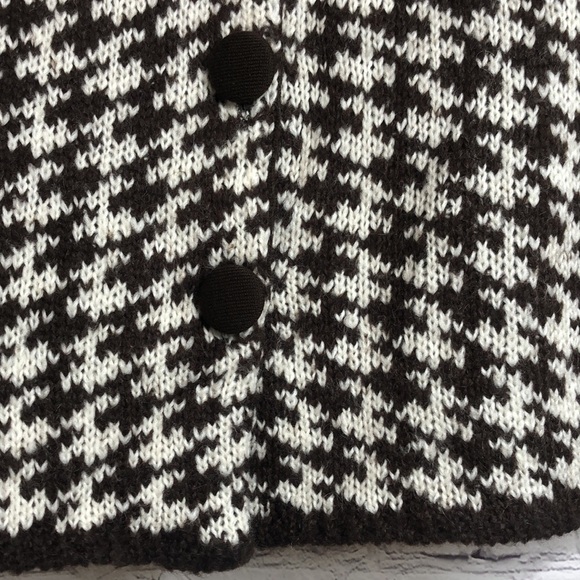 NWT Carducci sweater brown and white - Picture 4 of 15
